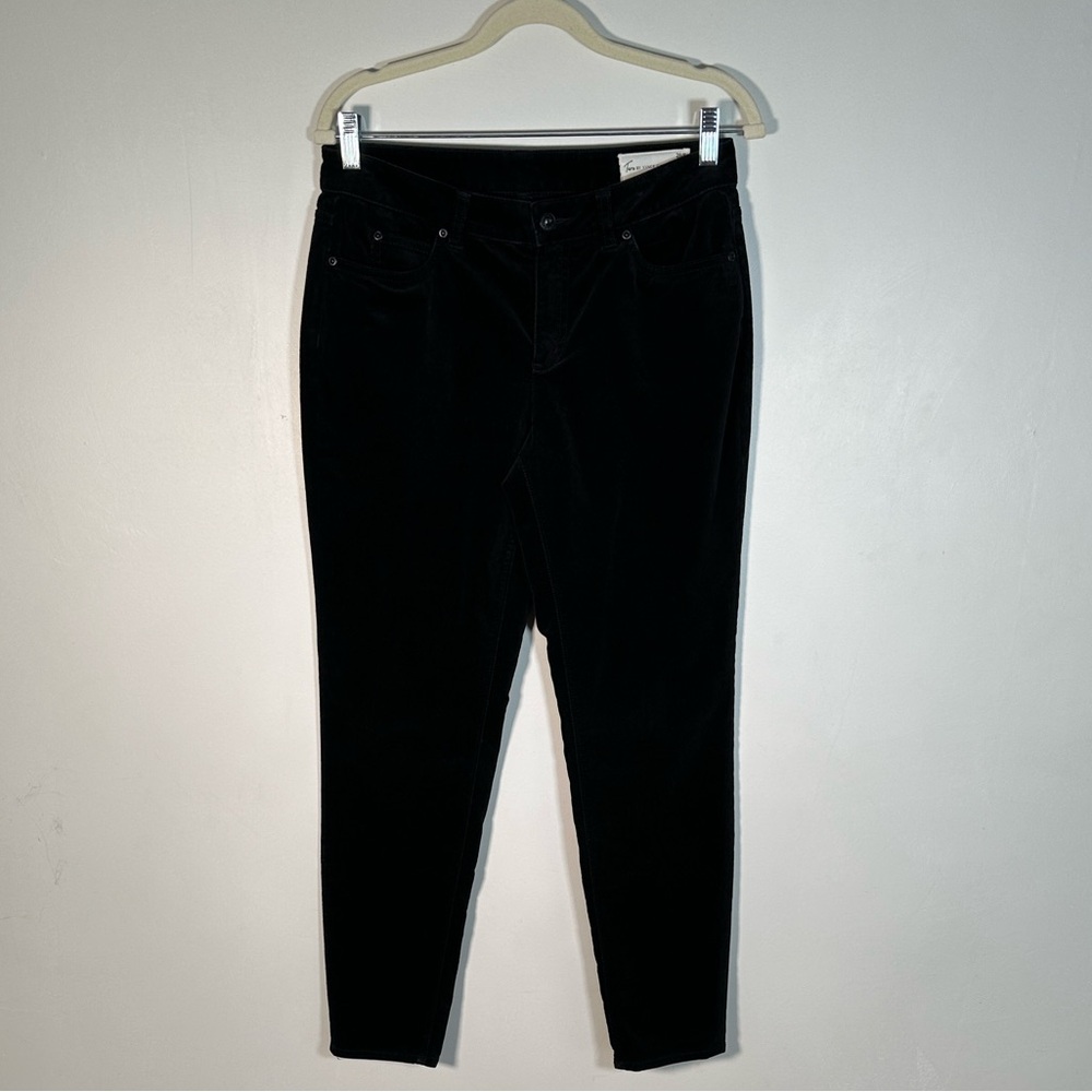 Vince Camuto  Black Corduroy Skinny Jeans Pants Zise 28 - Picture 4 of 12